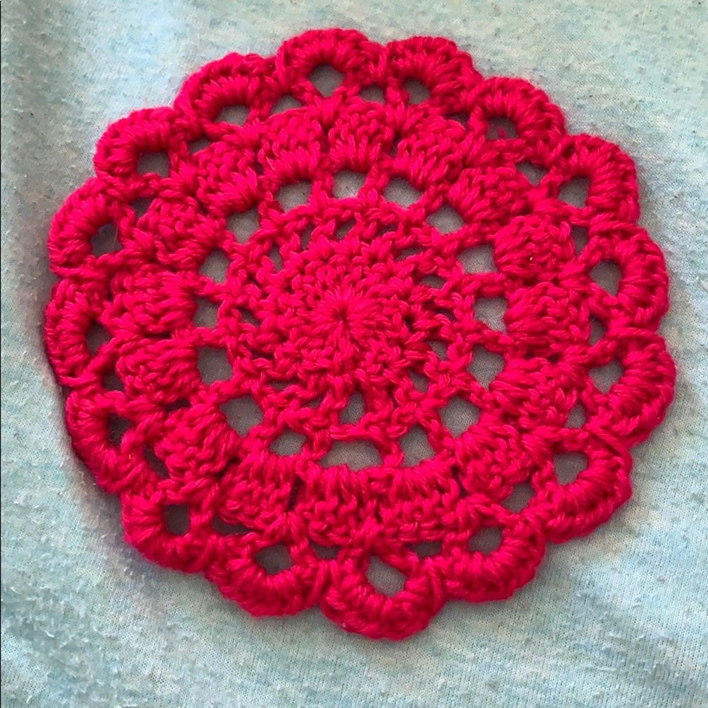 Hand made table coaster